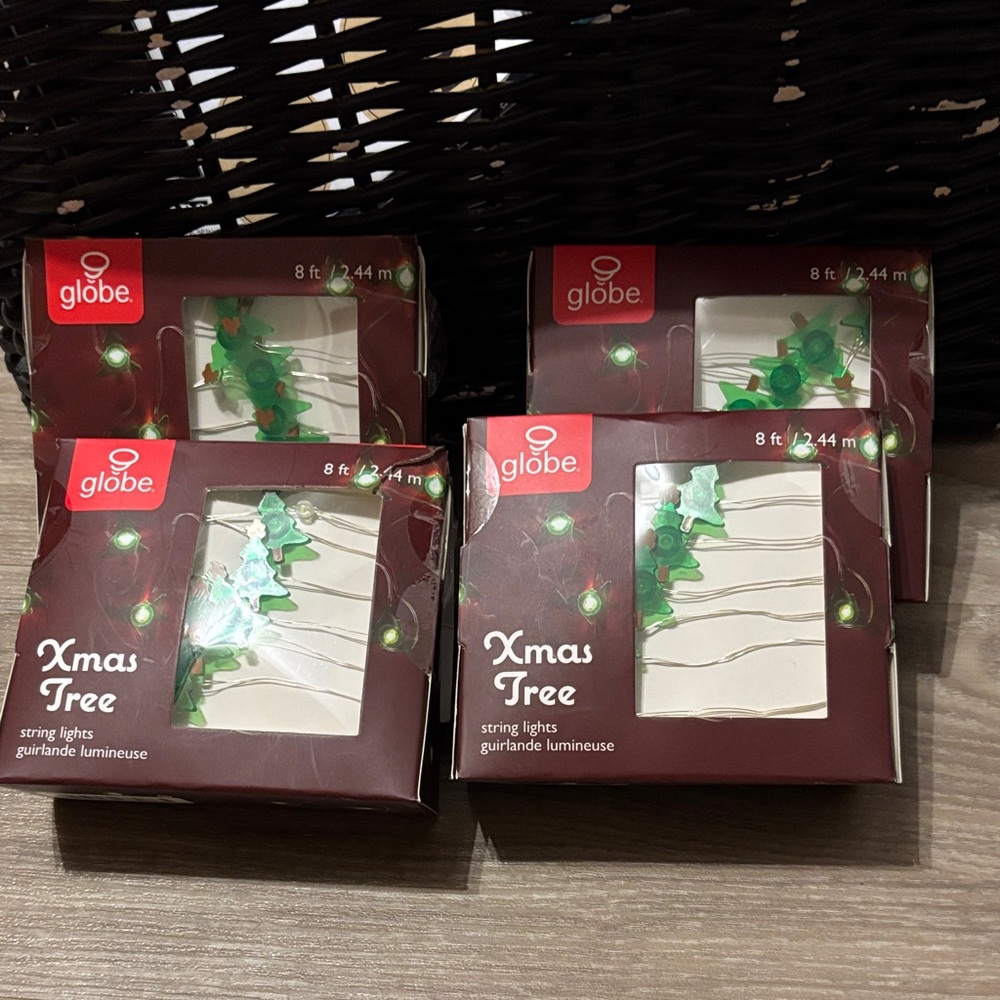 Globe Green Xmas Tree String Lights